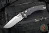 Microtech Knives- Amphibian Ram-Lok Folder- Fluted Black Aluminum Handle- Apocalyptic Finished Blade 137RL-10 APFL