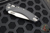 Microtech Knives- Amphibian Ram-Lok Folder- Fluted Black G-10 Handle- Apocalyptic Finished Blade 137RL-10 APFLGTBK