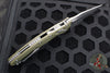 Microtech Knives- Amphibian Ram-Lok Folder- Fluted OD Green G-10 Handle- Apocalyptic Finished Blade 137RL-10 APFLGTOD