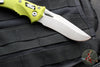 Microtech Knives- Amphibian Ram-Lok Folder- Fluted OD Green Aluminum Handle- Apocalyptic Finished Blade 137RL-10 APFLOD