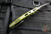 Microtech Knives- Amphibian Ram-Lok Folder- Fluted OD Green Aluminum Handle- Apocalyptic Finished Blade 137RL-10 APFLOD