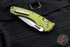 Microtech Knives- Amphibian Ram-Lok Folder- Fluted OD Green Aluminum Handle- Apocalyptic Finished Blade 137RL-10 APFLOD