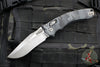 Microtech Knives- Amphibian Ram-Lok Folder- Fluted Urban Camo Finished Aluminum Handle- Urban Camo Finished Plain Edge Blade- Apocalyptic Finished Hardware 137RL-10 APFLUCS