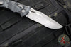 Microtech Knives- Amphibian Ram-Lok Folder- Fluted Urban Camo Finished Aluminum Handle- Urban Camo Finished Plain Edge Blade- Apocalyptic Finished Hardware 137RL-10 APFLUCS