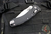 Microtech Knives- Amphibian Ram-Lok Folder- Fluted Black G-10 Handle- Stonewash Plain Edge Blade 137RL-10 FLGTBK