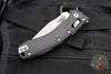 Microtech Knives- Amphibian Ram-Lok Folder- Fluted Black Aluminum Handle- Apocalyptic Part Serrated Edge Blade 137RL-11 APFL