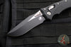 Microtech Knives- Amphibian Ram-Lok Folder- Fluted Black G-10 Handle- Black Plain Edge Blade 137RL-1 FLGTBK