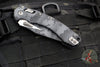 Microtech Knives- Amphibian Ram-Lok Folder- Fluted Urban Camo Finished Aluminum Handle- Urban Camo Finished Plain Edge Blade 137RL-1 FLUCS