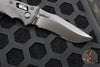 Microtech Knives- Amphibian Ram-Lok Folder- Fluted Carbon Fiber Handle- Black DLC Part Serrated Edge Blade 137RL-2 DLCTFLCFS