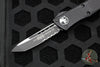 Microtech Troodon OTF Knife- Tanto Edge- Tactical- Black Handle- Black Part Serrated Blade 140-2 T