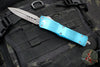 Microtech Combat Troodon OTF Knife- Double Edge- Weathered Turquoise Handle- Apocalyptic Blade 142-10 APWTQ