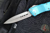 Microtech Combat Troodon OTF Knife- Double Edge- Weathered Turquoise Handle- Apocalyptic Blade 142-10 APWTQ