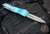 Microtech Combat Troodon OTF Knife- Double Edge- Weathered Turquoise Handle- Apocalyptic Blade 142-10 APWTQ