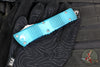 Microtech Combat Troodon OTF Knife- Double Edge- Weathered Turquoise Handle- Apocalyptic Blade 142-10 APWTQ
