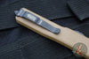 Microtech UTX-70 (OTF) Knife- Tan Handle- Black Blade 147-1 TA