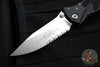 Microtech Socom Elite Single Edge Manual Folder Stonewash Part Serrated Blade 160-11