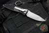 Microtech Socom Elite- Auto (OTS)- Single Edge- Black Handle- Apocalyptic Blade 160A-10 AP