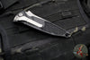 Microtech Socom Elite- Auto (OTS)- Single Edge- Black Handle- Apocalyptic Blade 160A-10 AP