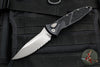 Microtech Socom Elite Auto (OTS)- Single Edge- Black Handle- Apocalyptic Part Serrated Blade 160A-11 AP