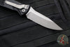 Microtech Socom Elite Auto (OTS)- Single Edge- Black Handle- Apocalyptic Part Serrated Blade 160A-11 AP