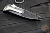 Microtech Socom Elite Auto (OTS)- Single Edge- Black Handle- Apocalyptic Part Serrated Blade 160A-11 AP