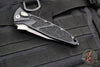 Microtech Socom Elite Auto (OTS)- Single Edge- Black Handle- Apocalyptic Part Serrated Blade 160A-11 AP