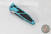 Microtech Turquoise Socom Elite Auto (OTS) Single Edge Black Blade 160A-1 TQ