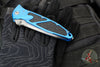 Microtech Socom Elite- Manual Folder- Tanto Edge- Blue Handle- Apocalyptic Blade 161-10 APBL