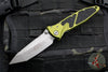 Microtech Socom Elite- Manual Folder- Tanto Edge- OD Green Handle- Apocalyptic Blade 161-10 APOD
