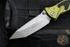 Microtech Socom Elite- Manual Folder- Tanto Edge- OD Green Handle- Apocalyptic Blade 161-10 APOD