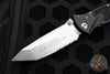 Microtech Socom Elite- Manual Folder- Tanto Edge- Black Handle- Stonewash Part Serrated Blade 161-11