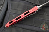 Microtech Socom Elite- Manual Folder- Tanto Edge- Red Handle- Apocalyptic Full Serrated Blade 161-12 APRD