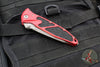 Microtech Socom Elite- Manual Folder- Tanto Edge- Red Handle- Apocalyptic Full Serrated Blade 161-12 APRD