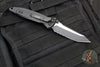 Microtech Socom Elite- Manual Folder- Tanto Edge- Black Handle- Two-tone Black Part Serrated Blade 161-2 T