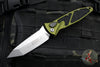 Microtech Socom Elite OTS Auto-Tanto Edge- OD Green Handle- Stonewash Blade 161A-10 OD