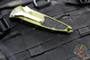 Microtech Socom Elite OTS Auto-Tanto Edge- OD Green Handle- Stonewash Blade 161A-10 OD