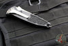 Microtech Socom Elite OTS Knife- Tanto Edge- Black Handle- Apocalyptic Part Serrated Blade 161A-11 AP