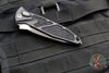 Microtech Socom Elite OTS Knife- Tanto Edge- Black Handle- Apocalyptic Part Serrated Blade 161A-11 AP
