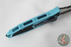 Microtech Socom Elite- Auto (OTS)- Tanto Edge- Turquoise Handle- Black Blade 161A-1 TQ