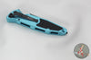 Microtech Socom Elite- Auto (OTS)- Tanto Edge- Turquoise Handle- Black Blade 161A-1 TQ