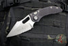 Microtech Stitch- OTS Auto Knife- Black Handle- Apocalyptic Part Serrated Blade 169-11 AP