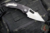 Microtech Stitch- OTS Auto Knife- Black Handle- Apocalyptic Part Serrated Blade 169-11 AP