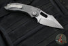 Microtech Stitch OTS Auto Knife- Natural Clear Finished Handle- Apocalyptic Finished Full Serrated Blade 169-12 APNC