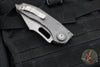 Microtech Stitch OTS Auto Knife- Natural Clear Finished Handle- Apocalyptic Finished Full Serrated Blade 169-12 APNC