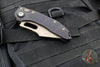 Microtech Stitch- OTS Auto Knife- Black Handle- Bronze "Apocalyptic" Plain Edge Blade 169-13 2017