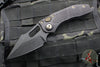 06/2017 SN032 Original Run Microtech Stitch OTS Auto Knife- Black Handle- Black DLC Blade- Bronze Hardware 169-1 DLC