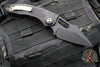 06/2017 SN032 Original Run Microtech Stitch OTS Auto Knife- Black Handle- Black DLC Blade- Bronze Hardware 169-1 DLC