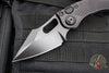 Microtech Stitch OTS Auto Knife- Shadow Edition- Black Handle- Black DLC Sterile Blade- Deep Etched Clip Logo 169-1 DLCTSH