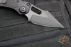 Microtech Stitch OTS Auto Knife- Shadow Edition- Black Handle- Black DLC Sterile Blade- Deep Etched Clip Logo 169-1 DLCTSH