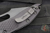 Microtech Stitch OTS Auto Knife- Shadow Edition- Black Handle- Black DLC Sterile Blade- Deep Etched Clip Logo 169-1 DLCTSH